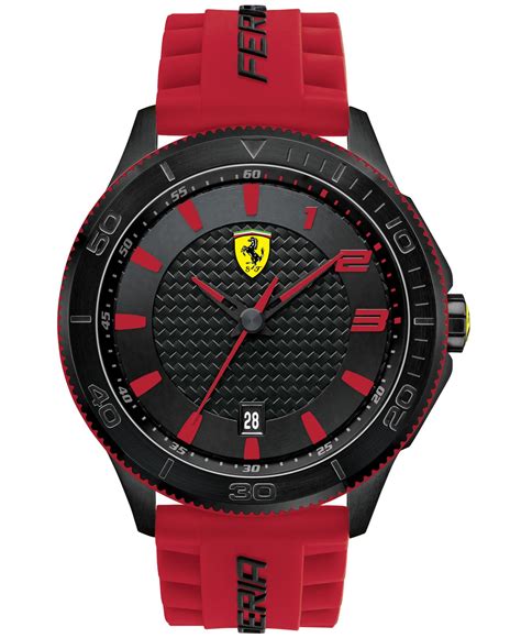 scuderia ferrari red watch.